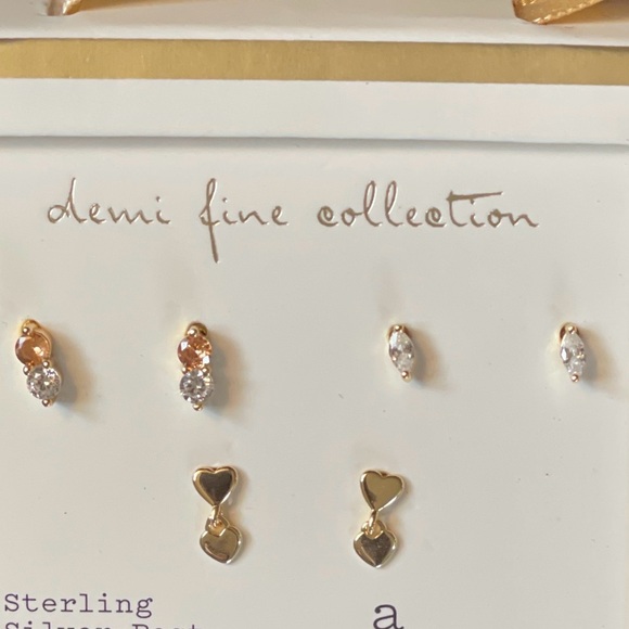 Stud Earrings Set, Sterling Silver & Cubic Zirconia β A New Day - Picture 11 of 15